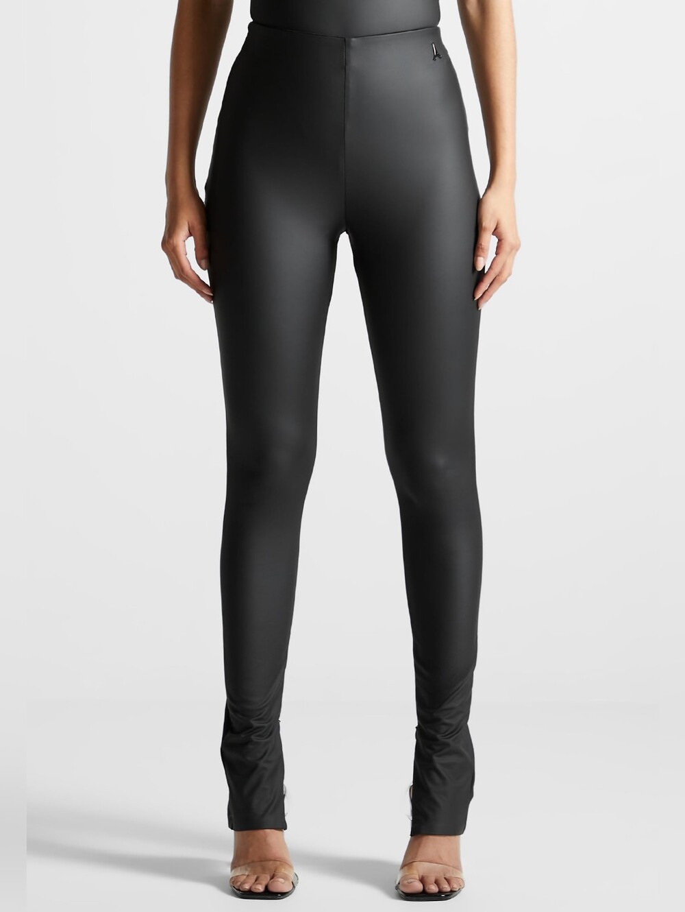 Manière De Voir  Synthetic leather legging - black For Womens
